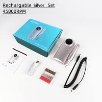 Taladro De Uñas Recargable 45000RPM Máquina De Manicura Profesional Con Pantalla LCD Portátil Taladro Sin Cable Set De Arte De Uñas - details 12