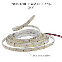 Tira De Luz LED 12V 24V SMD 2835 6000K 3000K Calor 5M 10M Flex Tape Luz 120LEDs/M 240LEDs/M 8mm 10mm PCB Para Habitación - details 3