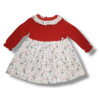 Juliana Baby Clothes Vestido Cuerpo Punto Tela Niña Vistiendo Bebes J6150 CALDERA ropa niños Winter ROYALE CORDONETS - details 1