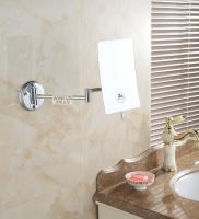 Espejo De Baño Con Ampliación 3X Espejo De Maquillaje Para Pared Espejo Cosmético Plegable Cuadrado De 8 Pulgadas Con Brazo Doble Acero Inoxidable Moderno Para Dama - details 0