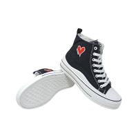 Eva Zorteon- Zapatillas Deportivas Abotinada de Lona para Mujer - Estilo Bamba con Material Textil y Cierre de Cordones - details 21