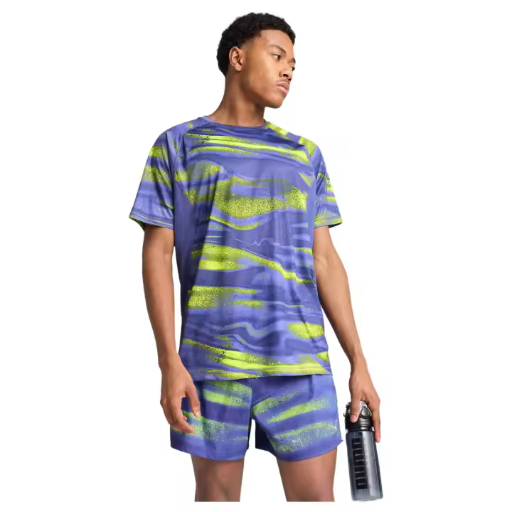 CAMISETA RUNNING PUMA RUN VELOCITY AOP TEE - 1