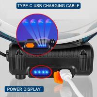 Linterna Frontal LED COB Con Inducción Recargable USB Y Zoom Batería Integrada Multifuncional 6 Modos Torcha Frontal Impermeable Para Camping Y Actividades Al Aire Libre - details 7