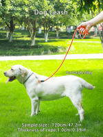 Correa De Perro Reflectante Duradera Para Trepar Ropa De Acordeón Adecuada Para Pequeños Medianos Y Grandes Perros Color Naranja - details 1
