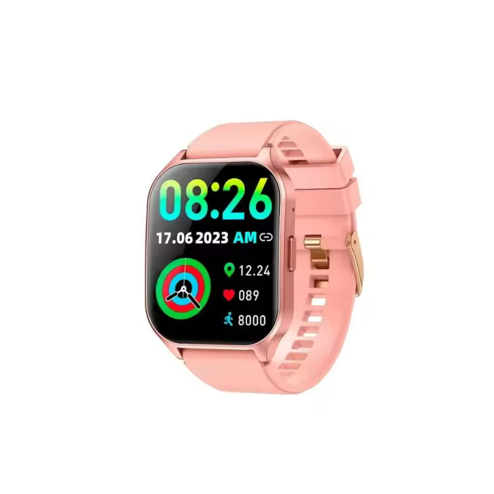 Smartwatch COOL Pantalla Amoled Curved Silicona Negro O Rosa (Llamadas, Salud, Deporte) - 1