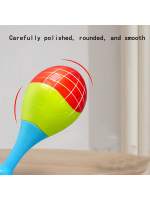 Juguete Musical De Percusión Para Niños Y Bebés Martillo De Arena Rattle Maraca Color Aleatorio Juguete Educativo De Plástico - details 6