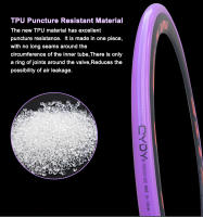 Tubo Interno De Bicicleta CYDY TPU Para Rueda De 700C Varios Tamaños Gravel MTB 29er Ciclismo Bicicleta Peso 46G - details 3