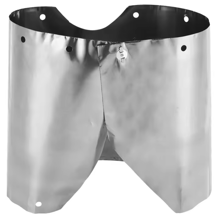 Protector de Viento de Acero de Titanio Puro Escudo de Campamento a Prueba de Viento 19CM - 1