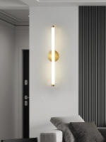 Lámpara De Pared LED Para Decoración De Hogar Y Dormitorio Instalación En La Superficie Dorada Iluminación De Sofá Y Sala De Estar Luz De Fondo Moderna Sin Ajuste De Brillo - details 7