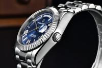 Reloj Mecánico Automático PAGANI DESIGN DD36 Para Hombres Lujo Top Cristal De Zafiro Dorado Resistente Al Agua Acero Inoxidable Con Display Romano - details 11