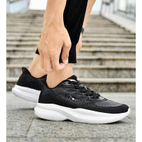 Zapatos De Correr HOBM Para Hombre Ultra Ligeros Tenis Deportivos Transpirables Zapatillas De Caminar Casual De Juguete Negro Malla Tamaño True Fit Closure Tipo Cordones - details 12