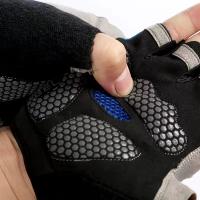Guantes De Gimnasio Para Levantamiento De Peso Antideslizante Transpirables Para Hombres Y Mujeres Entrenamiento De Fitness Cycling Sin Dedós - details 6