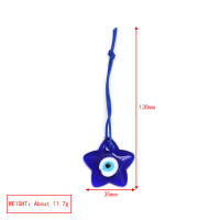Lucky Eye Glass Drop Aceite Turco Mal De Ojo Colgante De Corazón De Mano De Fatima Para Puerta De Cuerda Tejida Joyería Para Hombres Y Mujeres Llavero De Moda - details 36