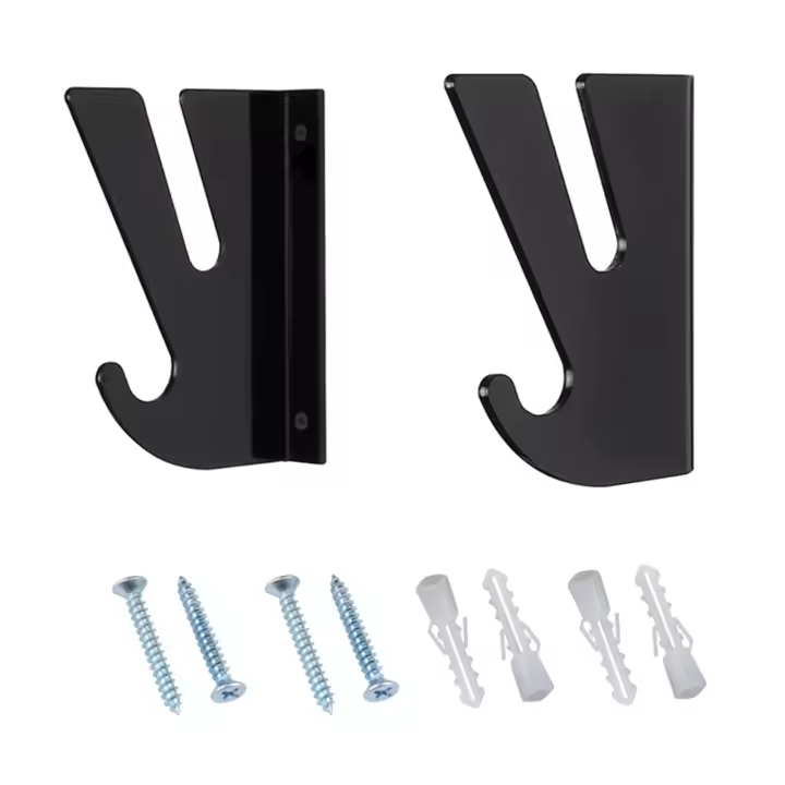 Estante De Pared Para Patines Con Ganchos De Almacenamiento 2PCS Accesorio De Skateboard Para Mujeres Parte De Placa Plana - 1