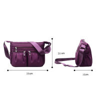 Bolso cruzado de nailon para mujer, bandolera de gran capacidad con múltiples bolsillos, para ir de compras, de viaje, de ocio - details 29