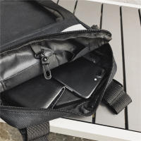 Bolsa De Pecho Multifuncional Para Hombres Y Mujeres En Tela Oxford Estilo Hip-Hop Callejero Con Cierre De Cremallera - details 2