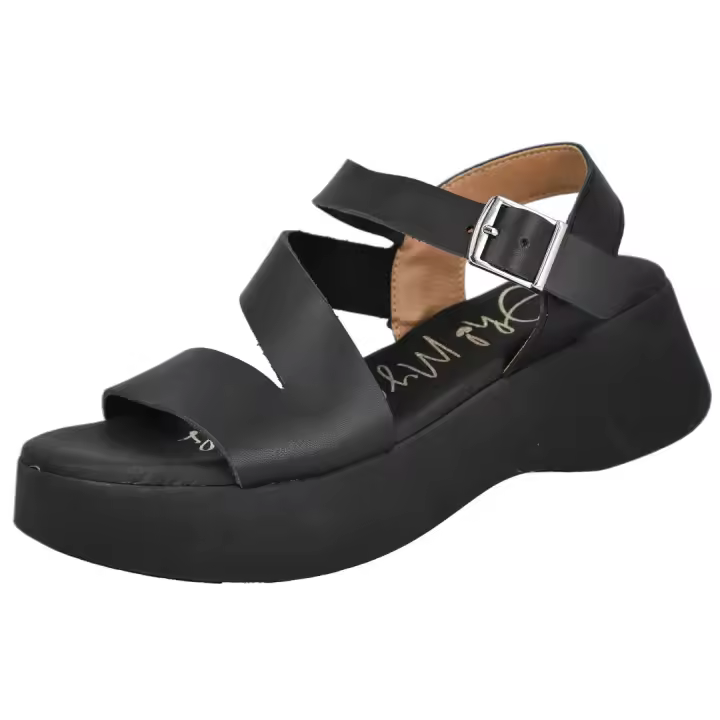 Shoes Sandalias Planas marca Oh! My Sandals para mujer en color negro - 1