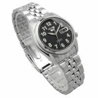 Reloj automático hombre Seiko 5 SNK381K1 correa acero dial negro SNK381 - details 5