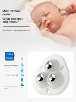 4Pcs Autocolantes Silenciador De Ruedas Universal 3 Bolas Giración De 360° Ruedas De Acero Inoxidable 360° Rotación Pulley Para Muebles - details 0
