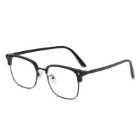 Gafas De Computadora Para Hombres Y Mujeres Con Lente Anti-Radiación Y Fotoquímica Cuadradas De Metal Reemplazables Para Bloquear Luz Azul - details 3