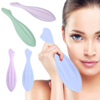 Rodillo De Piel Para Rostro Y Ojos Alwafore Herramienta De Masaje Facial Gua Sha Cuidado De La Piel Silicone No Eléctrico - details 0