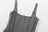 Vestido Mini De Noche Sin Mangas Para Mujer Estilo Chic De Club Fiesta Con Cuello Cuadrado Y Espalda Descubierta Polyester - details 26