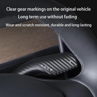 Cubierta De Cambio De Marchas Para Tesla Model 3 Y Protección Del Manillar De Volante Cubierta De Knob De Fibra De Carbono Accesorio De Automóvil - details 3