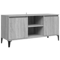 vidaXL Mueble de TV con patas de metal 103,5x35x50 cm, Mueble de Salon, Mueble TV, Mueble TV salon, Mesa de TV, Mueble tele - details 8