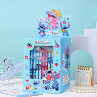 Disney 12pcs Bolígrafos De Gel Stitch Anime Cartoon Borrable 0.5mm Negro Alta Calidad Suministros De Oficina Creativos Estación De Trabajo Para Estudiantes - details 0