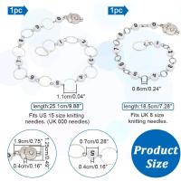 2 Pcs Encantos De Oveja Contador De Filas De Tejido Acabado En 0-9 Marcadores De Costura De Cuentas De Acrílico Para Crochet - details 1