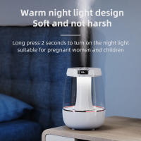 Humididiador de Aire USB de 151*151*211mm, Gran VOLUMEN DE Niebla doméstico de 3 L y humidificador atomizador de escritorio Silencioso de gran capacidad, humidificador de Doble pulverización, ajustado para dormitorios, salones de estar y oficinas - details 3