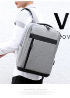 Mochila De Negocios Para Laptop Grande Capacidad Multifuncional Con USB Impermeable Para Hombres Bolsa De Hombro Casual Con Funda Trasera - details 12
