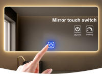 Interruptor De Control Táctil Inteligente Capacitivo Para Espejo De Baño Y Maquillaje Con Dimmer CCT LED Switch Penetrante - details 0