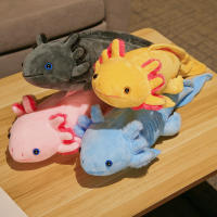 Muñeco De Peluche De Salamandra De 45cm Simulación De Dinosaurio Ambystoma Muñeco De Peluche Kawaii Axolotl Regalo Para Niños - details 5