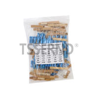 Kit De Resistencias De Película Metálica Assortment 150PCS 300PCS Con Precisión De 1% Rango De Ohm 1R~820K Ohm Para Electrónica - details 6