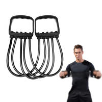 Juego De Ejercicio Corporal Completo Con Expansor De Pecho Y 5 Cuerdas De Resistencia Removibles Para Pilates Push-Ups Fortalecimiento Muscular Entrenamiento De Gimnasio - details 0