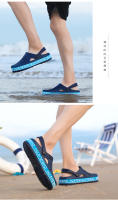 Sandalias con plataforma de camuflaje para hombre, zuecos con suela Eva, a la moda, para verano y exteriores - details 13