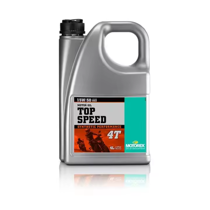 Aceite motorex top speed 4t 15w50 de 4 litros - 1