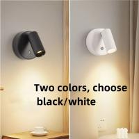 Lámpara De Lectura LED Recargable USB Con Base Magnética Y Tipo-C Para Dormitorio Luz De Pared Dimmable Para Habitación Moderna - details 1