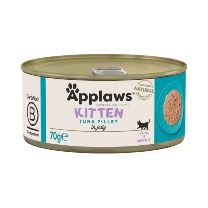 Applaws Cat Kitten Filete de Atún Latas para Gatitos - 24 unidades x 70gr - 1