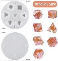 Molde De Dados Personalizados DIY Con 7 Cavidades Borde Afilado En Silicona Regalo Perfecto Para RPG - details 5