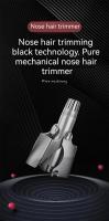 Afeitadora Eléctrica Portátil Para Nariz Y Orejas De Hombre Bajo Ruido Lavable Sin Rusticidad Y Dolor Afeitadora De Cabello De Nariz Y Orejas Portátil - details 1