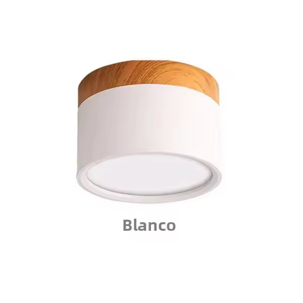 Spotlight LED De Techo Plano Iluminación Moderna Nórdica Madera Dimmer 5W 7W 9W 12W 15W Luz Interior Para Decoración De Interiores - 1