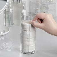 Caja De Almacenamiento Para Palitos De Algodón Con Tapabocas Transparente De Doble Uso Para Cosméticos Y Desktop Ecológica - details 6