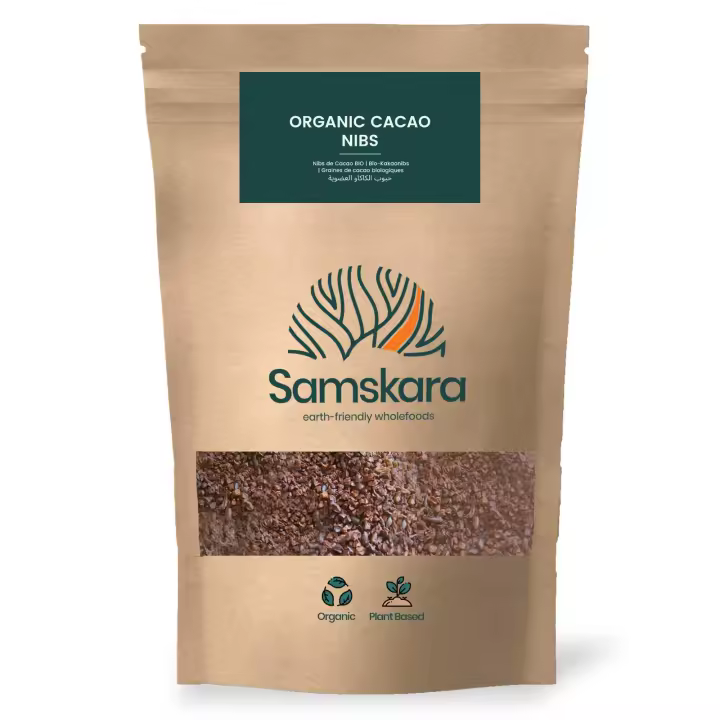 NIBS DE CACAO  Crudo  Orgánico BIO  + Magnesio, Hierro, Potasio, Manganeso  Samskara (1kg) - 1