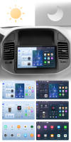 Junsun Android 13 inalámbrico CarPlay Android Auto Radio para Mitsubishi Pajero V60 V68 V73 1999 2000 2001 2002 2003 2004 2005 2006  coche Multimedia navegación GPS autorradio - details 5