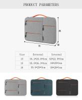 Bolsa Para Portátil Impermeable 13-15-16 Pulgadas Funda De Notebooks Para Macbook Air pro 13-15-16 Bolsa De Mano Para Computadora Negocios - details 1