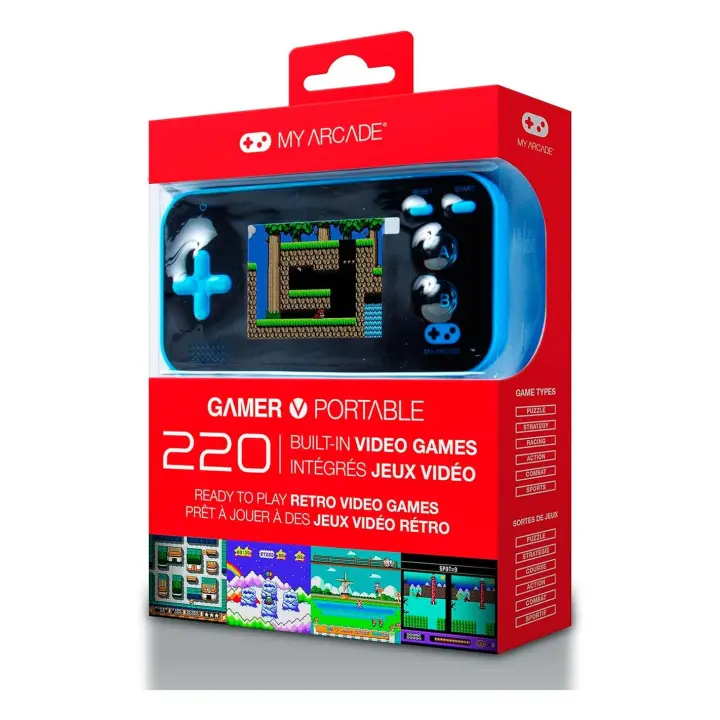 Consola Retro Gamer Negra/Azul 220 Games - 1
