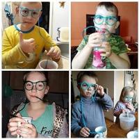 Gafas De Plástico Suave Divertidas Con Tubo De Pajita Reutilizable Accesorios Para Barra Creativos Juguete Para Niños Regalo Fiesta Supplies - details 2