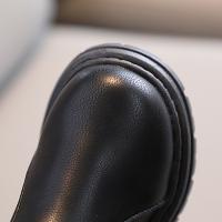 Botas De Cuero Para Niños Moda Otoño Invierno Botines Cortos Con Cierre De Cremallera No Esmeriladas Antideslizantes Para Niños Y Niñas - details 5